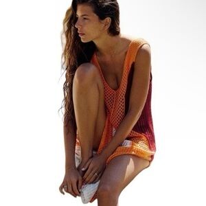 ZARA Crochet Midi Dress